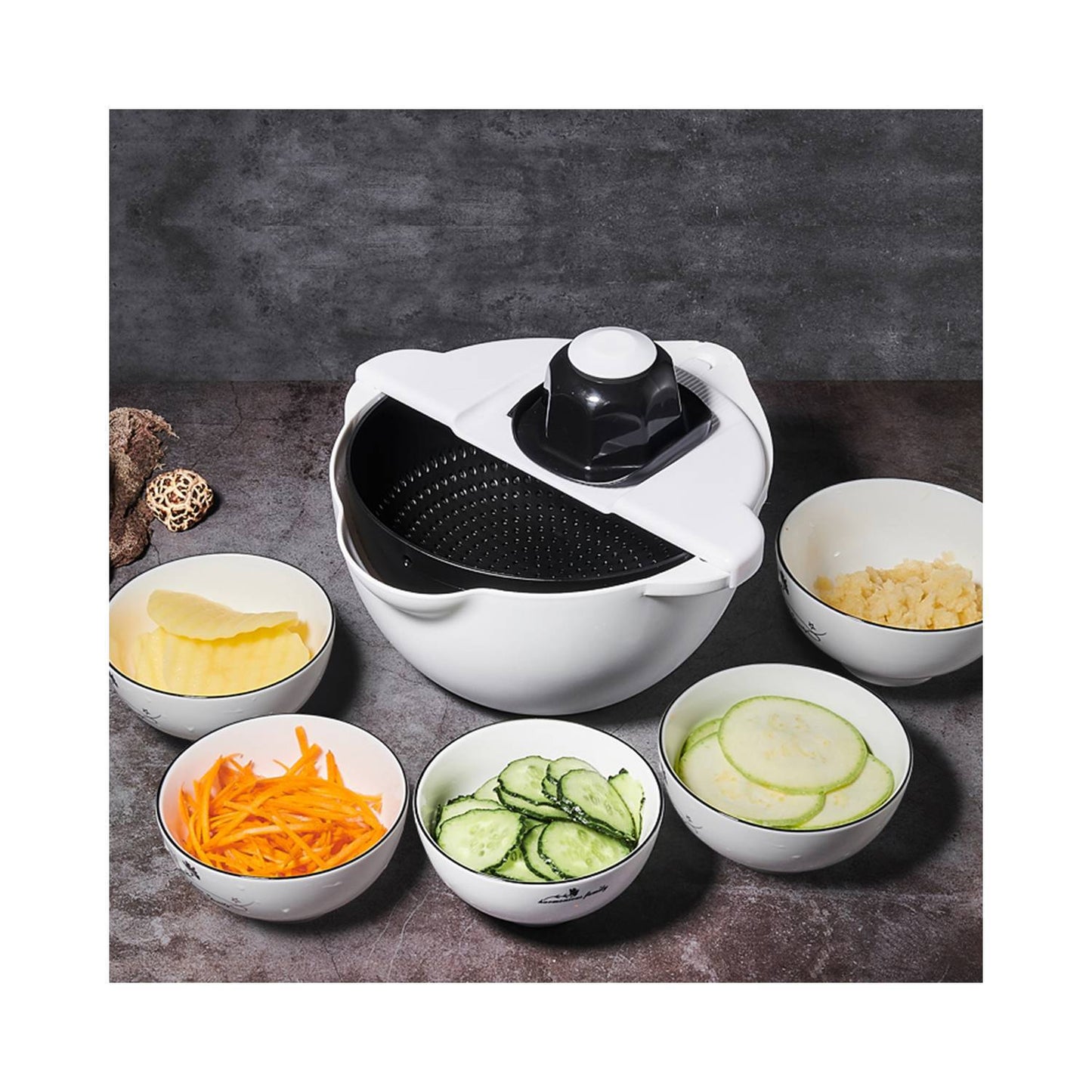 Bowl Cortador Rallador de Verduras Multi